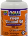 NOW Foods Virgin Coconut Oil 1000mg, 120 Softgels