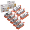 LD © Canon Pixma iP100 Compatible Set of 8 Ink Cartridges0-5 Black PGI35