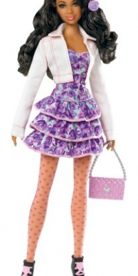 Barbie Stardoll by Barbie Pretty in Pink African-American Doll - Mix and Match Trendy, Original Fashions and Accessories