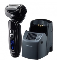 Panasonic ES-LA93-K Men's 4-Blade (Arc 4) Multi-Flex Dual-Motor Wet/Dry Nanotech Rechargeable Electric Shaver with Vortex Cleaning System, Black