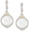 Judith Ripka Melange Melange Coin Pearl Earrings