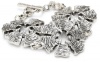 Lucky Brand Silver Floral Toggle Bracelet