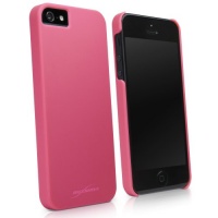 BoxWave Minimus Case / Cover - Ultra Low Profile, Slim Fit Premium Quality Snap Shell Cover for Apple iPhone 5 - Cosmo Pink