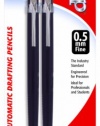 Pentel Sharp Automatic Pencil, 0.5mm, Black Barrels, 2 Pack (P205BP2-K6)