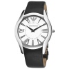 Emporio Armani Men's AR2020 Classic Black Leather Band Watch