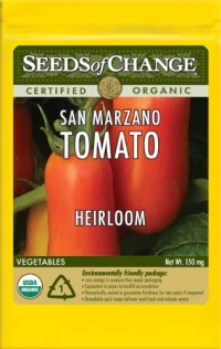 Seeds of Change S15889 Certified Organic San Marzano Paste Tomato