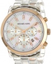 Michael Kors Quartz Mother of Pearl Dial Clear Band - Women's Watch MK5394