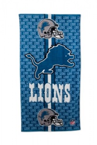 Detroit Lions Fiber Reactive Beach Towel