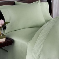 1200 Thread Count Queen 4pc Bed Sheet Set Egyptian Cotton Deep Pocket Sage