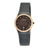 Skagen Women's 880LDDR Skagen Denmark Twisted Topring Brown Mesh Wo Watch