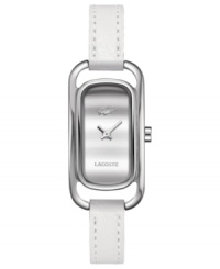 A sophisticated silhouette breathes life into this lovely Sienna collection watch from Lacoste.