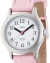 Timex Kids' T79081 My First Timex Easy Reader Pink Leather Strap Watch