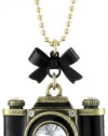 Betsey Johnson Royal Engagement Large Camera Long Pendant Necklace