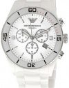 Emporio Armani Women's AR1424 Ceramic White Dial Watch