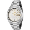 Seiko Men's SNXG47 Seiko 5 Automatic White Dial Stainless Steel Watch