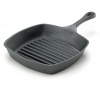 Emeril by All-Clad E9644064 Cast-Iron 10-Inch Square Grill Pan Cookware, Black