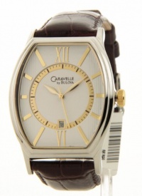 Caravelle by Bulova Men's 45B111 Strap WatchSilver/White Dial