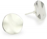 gorjana Chloe Sterling Silver Large Irregular Disc Stud Earrings