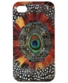 Strut your stuff with Lucky Brand's cool iPhone case. The plastic accessory will have you feeling proud as a peacock. Approximate height: 4-3/4 inches. Approximate length: 2-1/2 inches. Approximate width: 1/2 inch.