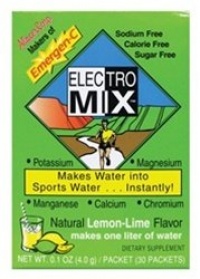 Alacer Electro Mix, Lemon-Lime 30 [0.1 oz (4 g)] Packets