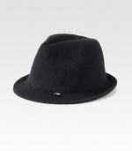 This smart wool fedora is a must-have for the season.WoolSpot cleanImported