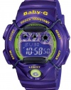 Casio #BG1005M-6 Women's Glossy Glitter Dial Purple Chronograph Alarm Baby G Watch