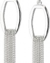 T Tahari Silver Tassel Drop Earrings