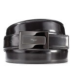 Sleek, sophisticated and versatile, the Salvatore Ferragamo reversible belt meets your style needs everytime.