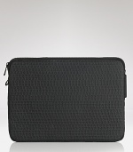 MARC BY MARC JACOBS laptop case constructed in durable, logo-embossed PVC.