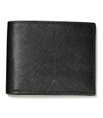 Jack Spade Crosshatch Leather Bi-fold Wallet