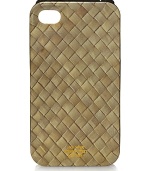 Jack Spade juxtaposes a woven print with the high-tech iPhone 4S for a playful contrast on this protective case.