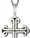 King Baby Cross Men's Traditional Cross Pendant Necklace