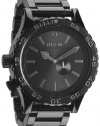 Nixon 51-30 Watch - Men's All Black/Black Crystal, One Size