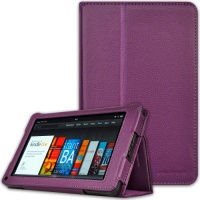 CaseCrown Bold Standby Case (Purple) for Amazon Kindle Fire Tablet (Not Compatible with Kindle Fire HD 7)