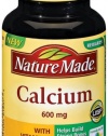 Nature Made Calcium 600mg with Vitamin D, 120 Tablets (Pack of 3)