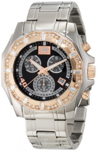 Rhino by Marc Ecko Men's E8M056MV Stone on Metal Three-Eye Chronograph Watch