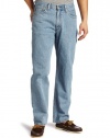 Levi's Men's 550 Relaxed Fit Jean, Light Stonewash, 34x32