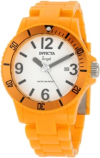 Invicta Women's 1210 Angel White Dial Orange Plastic Watch