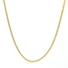 14k Yellow Gold .7mm Diamond-Cut Wheat Chain Necklace