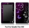 Butterfly Heart Design Kindle Fire Skin Sticker Cover Art Decal, Latest Generation (Matte Finish)