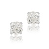 Sterling Silver 1.5ct CZ Stud Earrings, 6mm