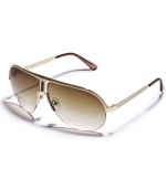 G by GUESS Rimless Aviator With Striped Temple