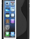 CrazyOnDigital Ionic Slim Flex Case for Apple iPod touch 5G (Black)