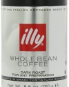 illy Caffe Scuro Whole Bean Coffee (Dark Roast, Black Top), 8.8-Ounce Tins (Pack of 2)