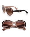 Prada 38767 MAL1Z1 Havana and Pink 12Ps Cats Eyes Sunglasses Lens Category 2