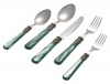 Rosanna Pearlized Green Napoleon 5-Piece Place Setting, Service for 1