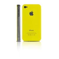 Yellow Replicase Hard Crystal Air Jacket For iPhone 4 4G 4S