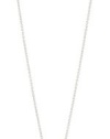 T Tahari Silver and Crystal Tear Drop Pendant Necklace