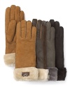 UGG® Australia's shearling-cuff gloves offer undeniable warmth with classic style from a name you love.