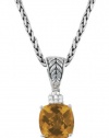 Effy Jewlery Balissima Diamond and Citrine Pendant, 4.78 TCW